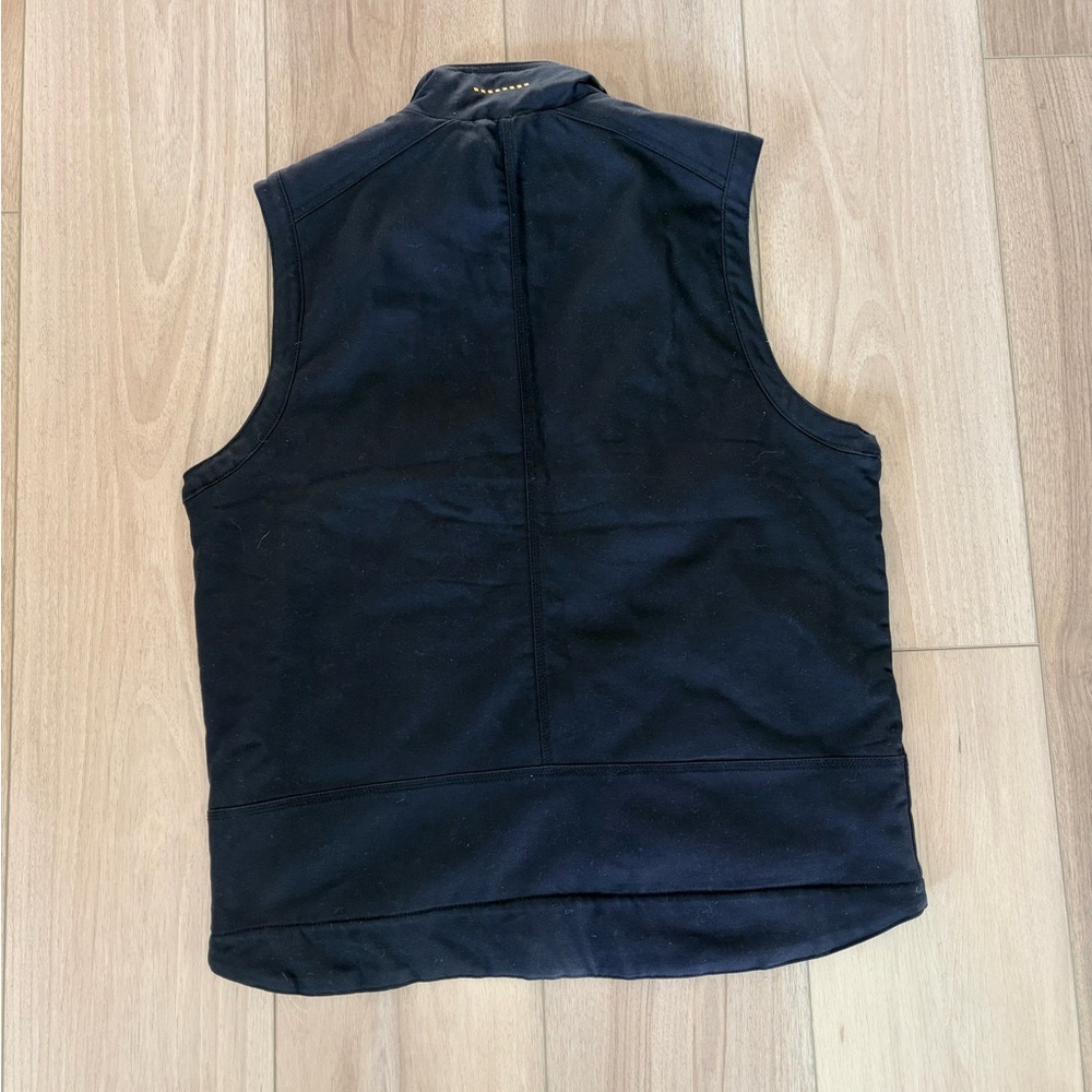 ARIAT MEN'S REBAR DURACANVAS WORK VEST BLACK LARGE - Picture 6 of 6